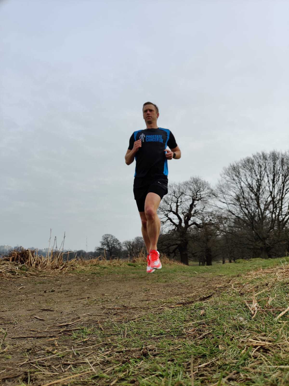 Dr Hobbs is running for Prostate Cancer UK